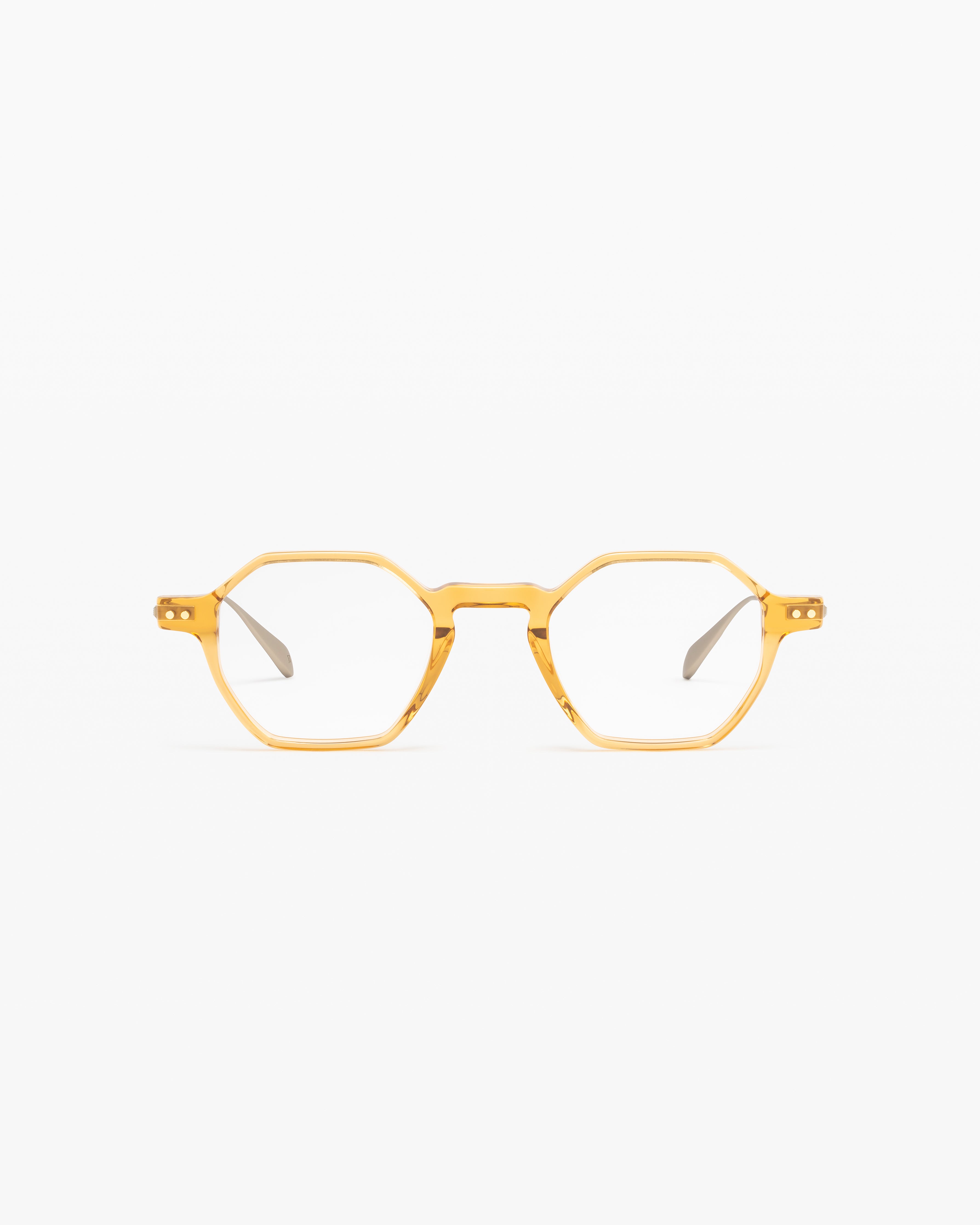 gentil様 The Aziel Medium Men's Eyeglasses in Yellow | Jimmy Fairly US