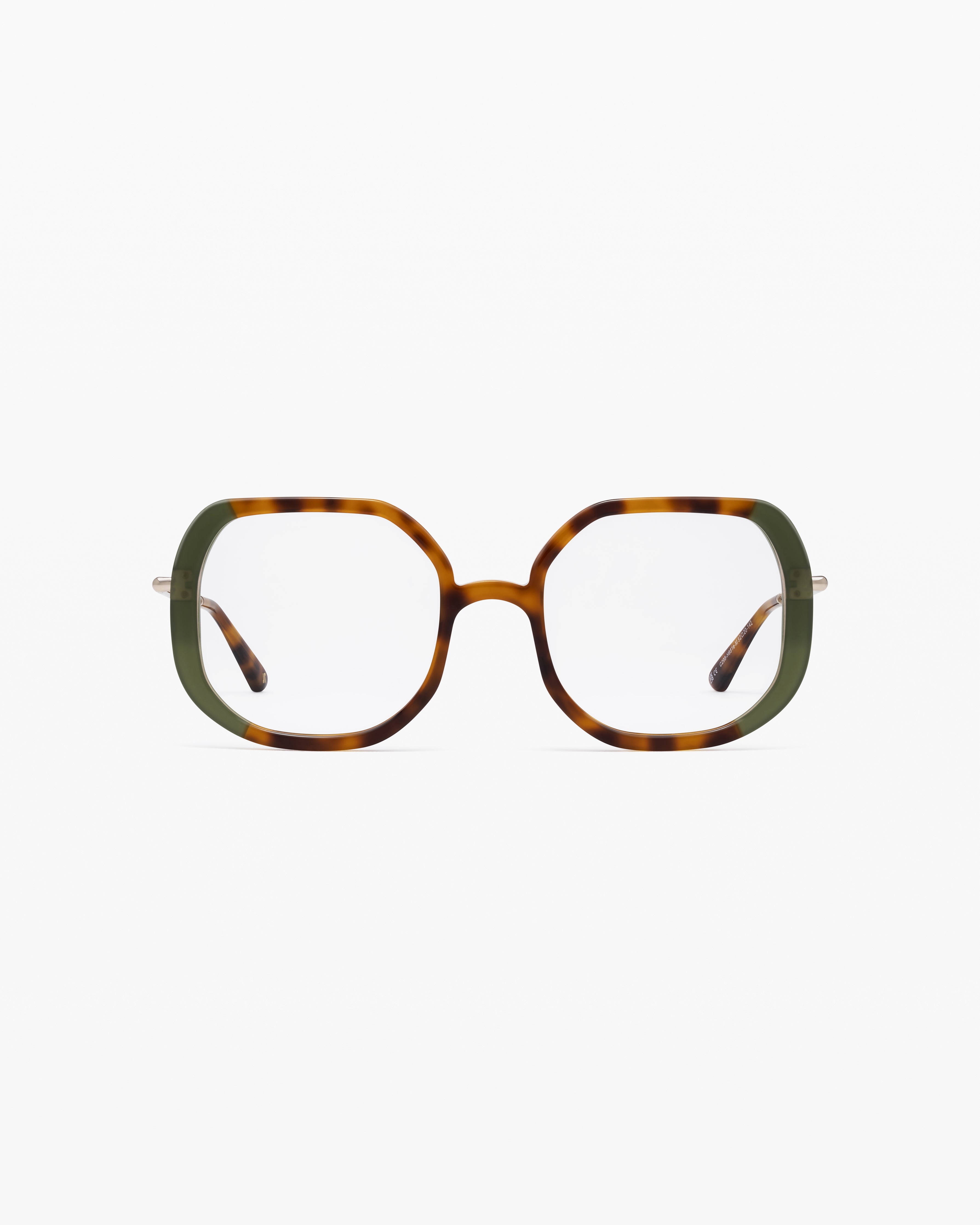 The Posy S Hexagonal Women's Eyeglasses in Light Tortoise Jimmy