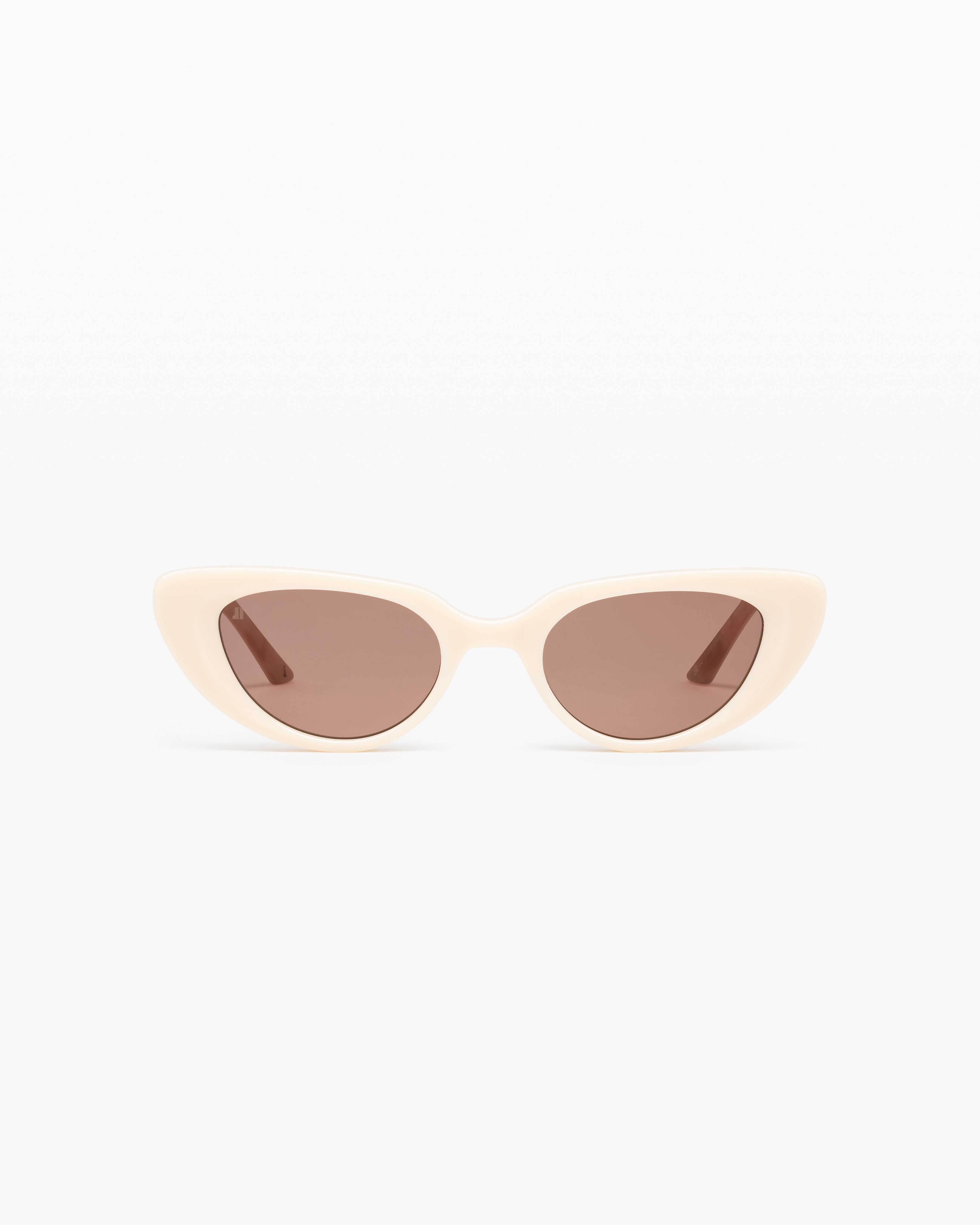 The Miza Medium Women's Sunglasses in Cream | Jimmy Fairly US