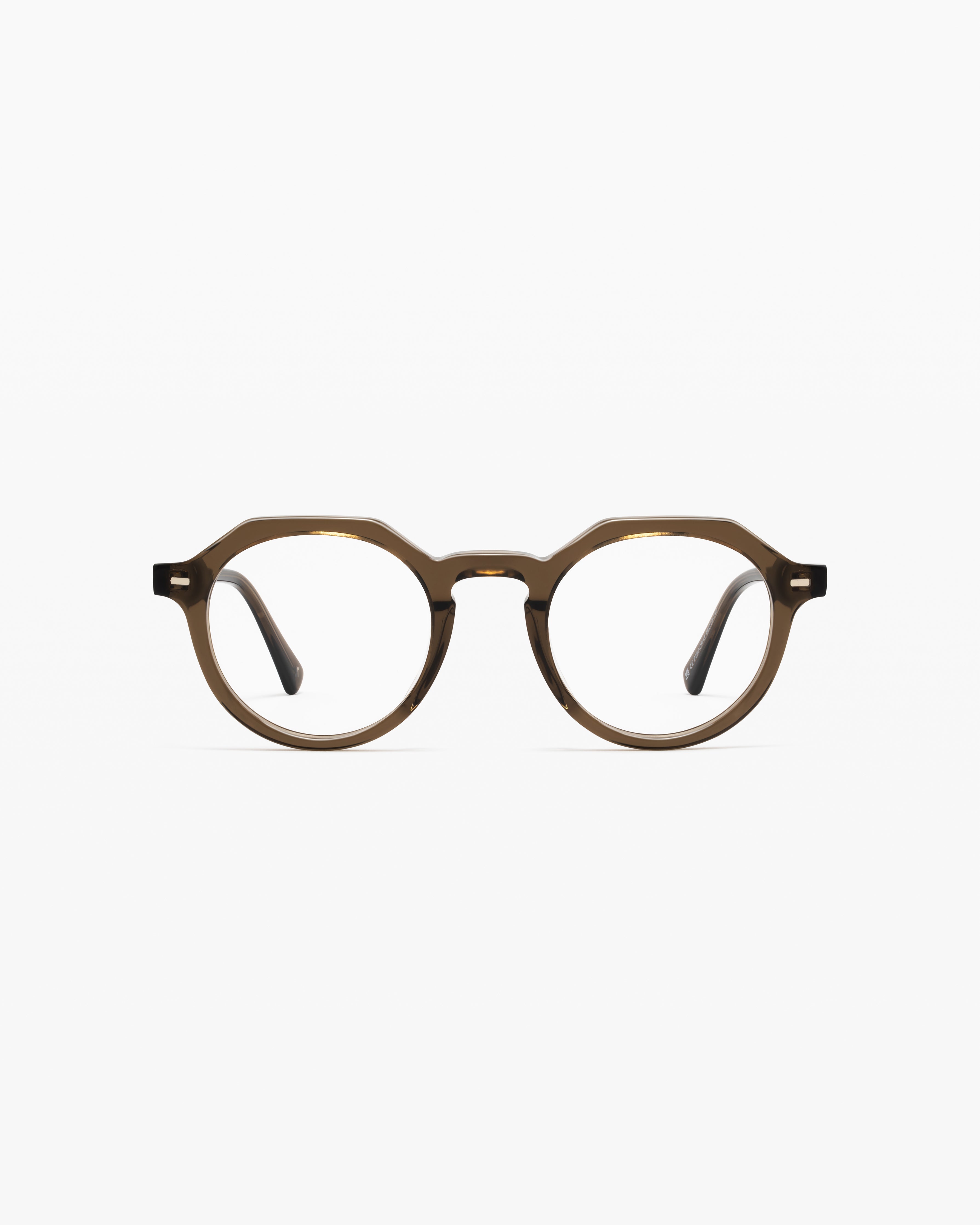 The Coolio Round Men's Eyeglasses in Dark green Jimmy Fairly US
