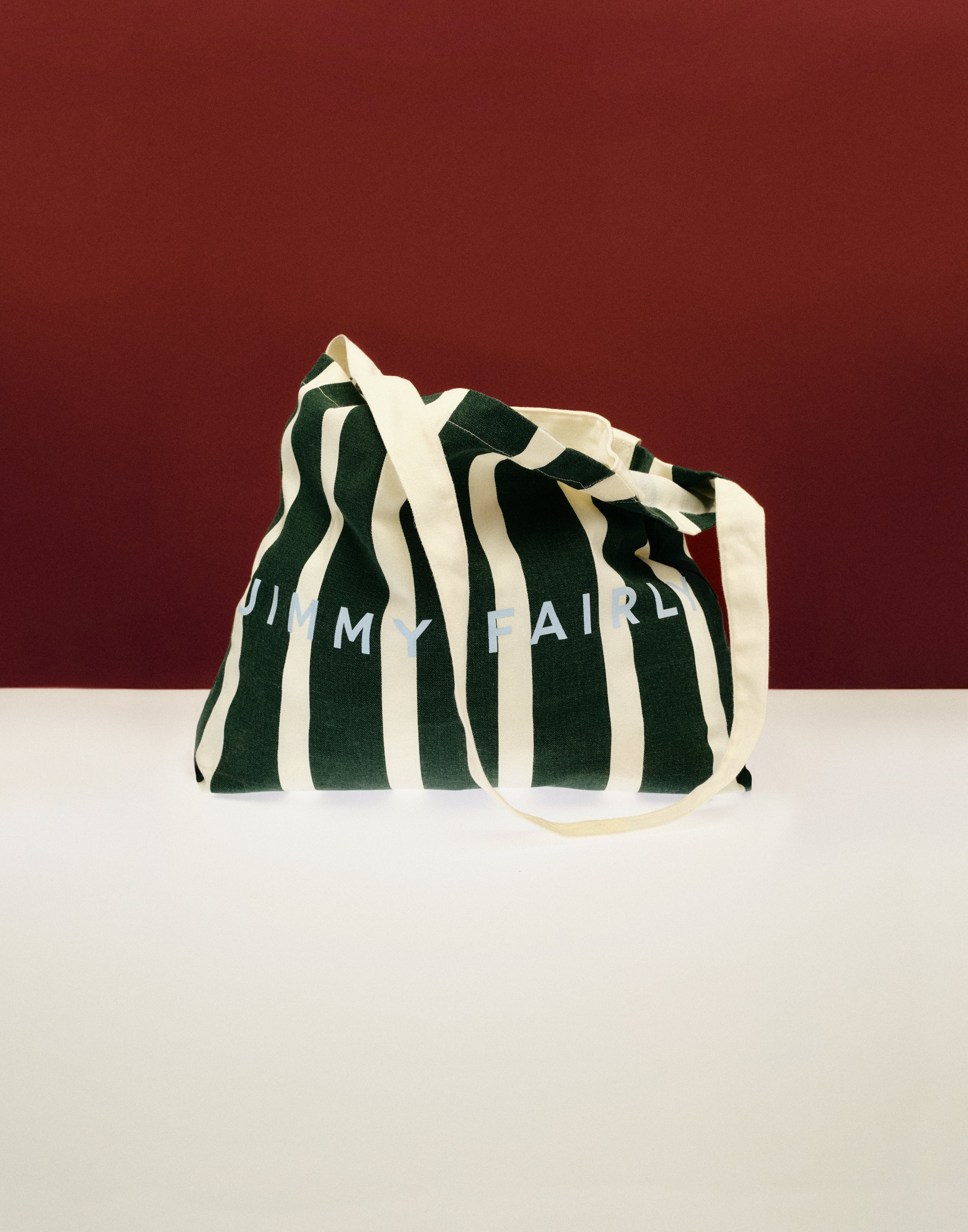 Tote Bag Winter   in Dark green