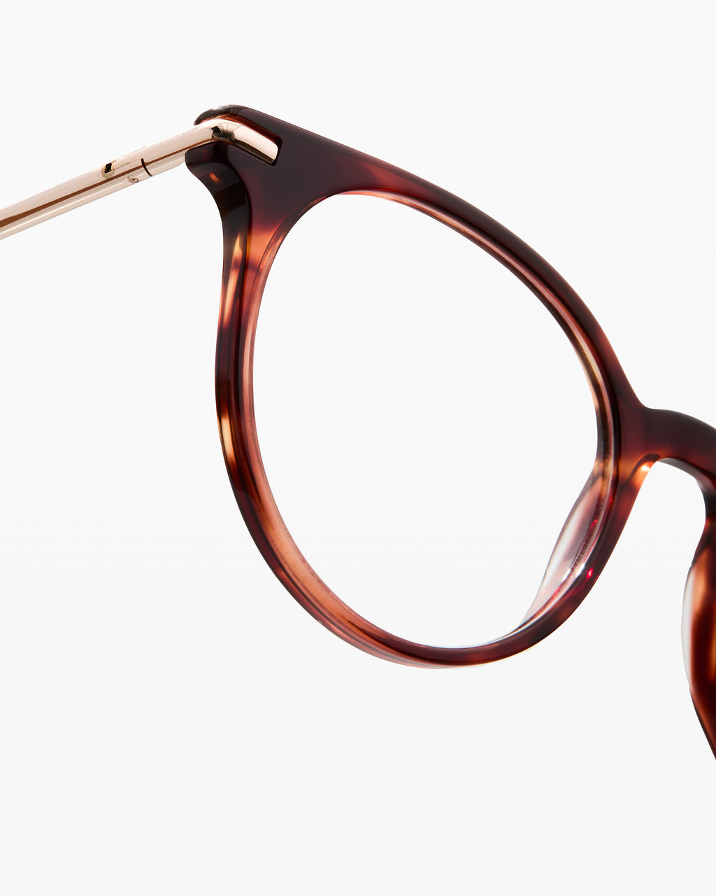 The It XS Rund Damenbrillen in Tortoise
