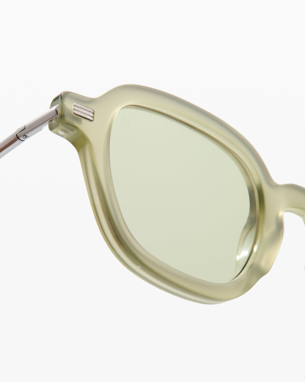 La Faro Rectangulaire Lunettes de Soleil pour homme in Vert