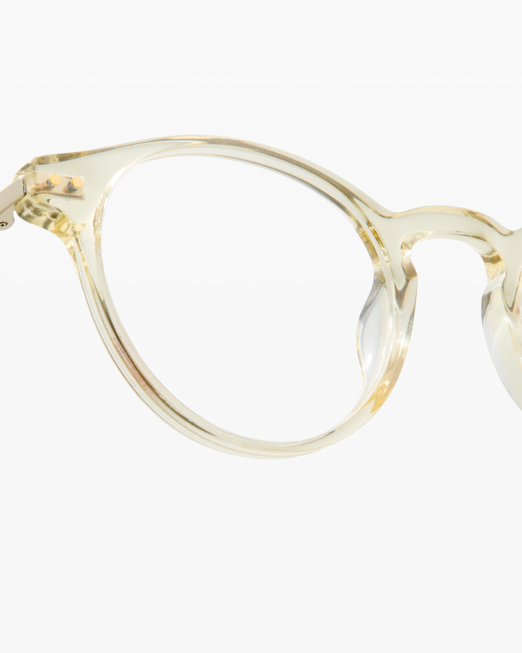 The Emilio Rund Herrenbrillen in Kristallgelb