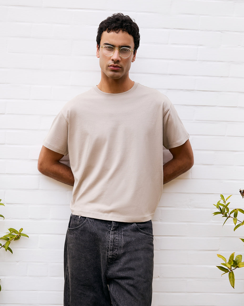 La Emilio Rond Lunettes de Vue pour homme in Jaune cristal