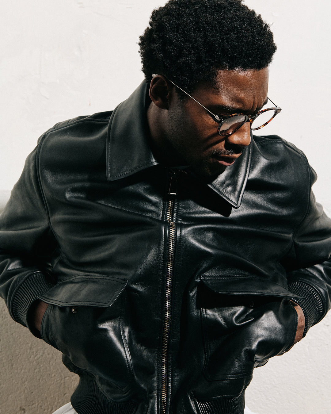 The Emilio Round Men's Eyeglasses in Dark Tortoise