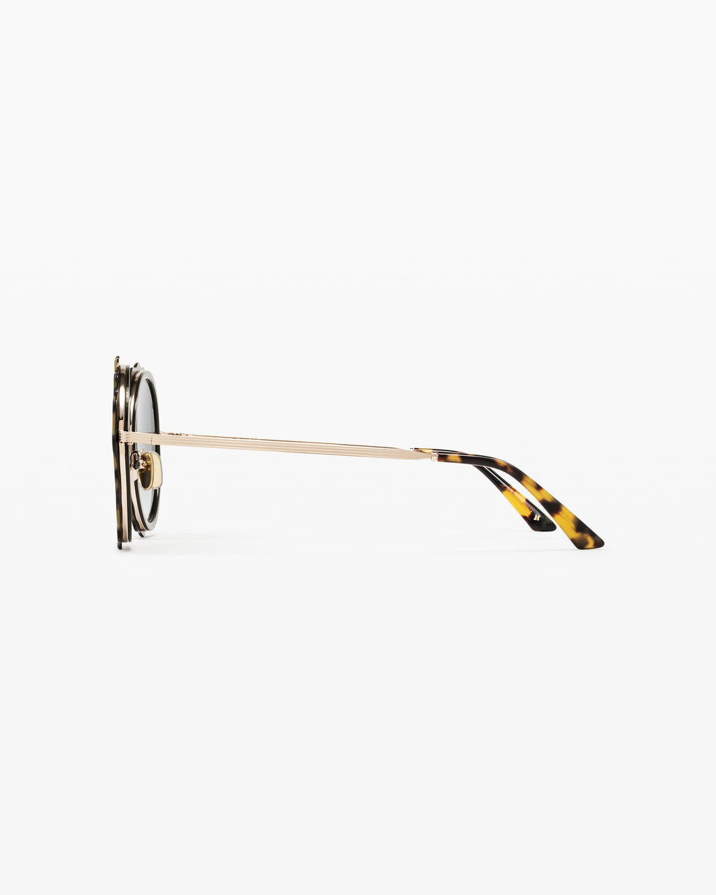 The Palerme Round Women's Sunglasses in Dark Tortoise