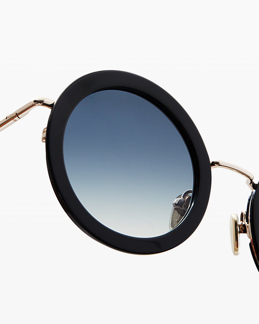 The Ibiza Round Women's Sunglasses in Black