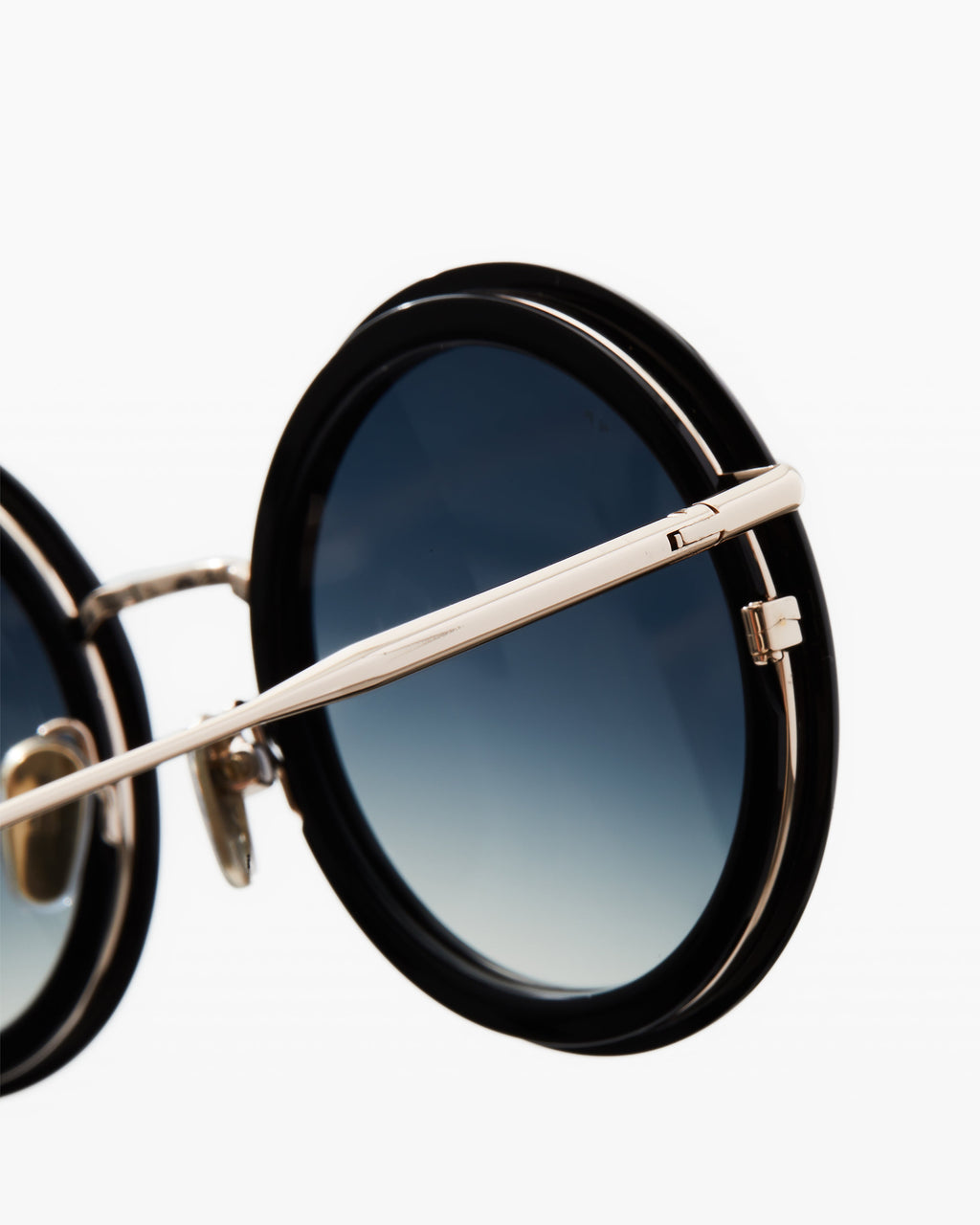 The Ibiza Round Women's Sunglasses in Black