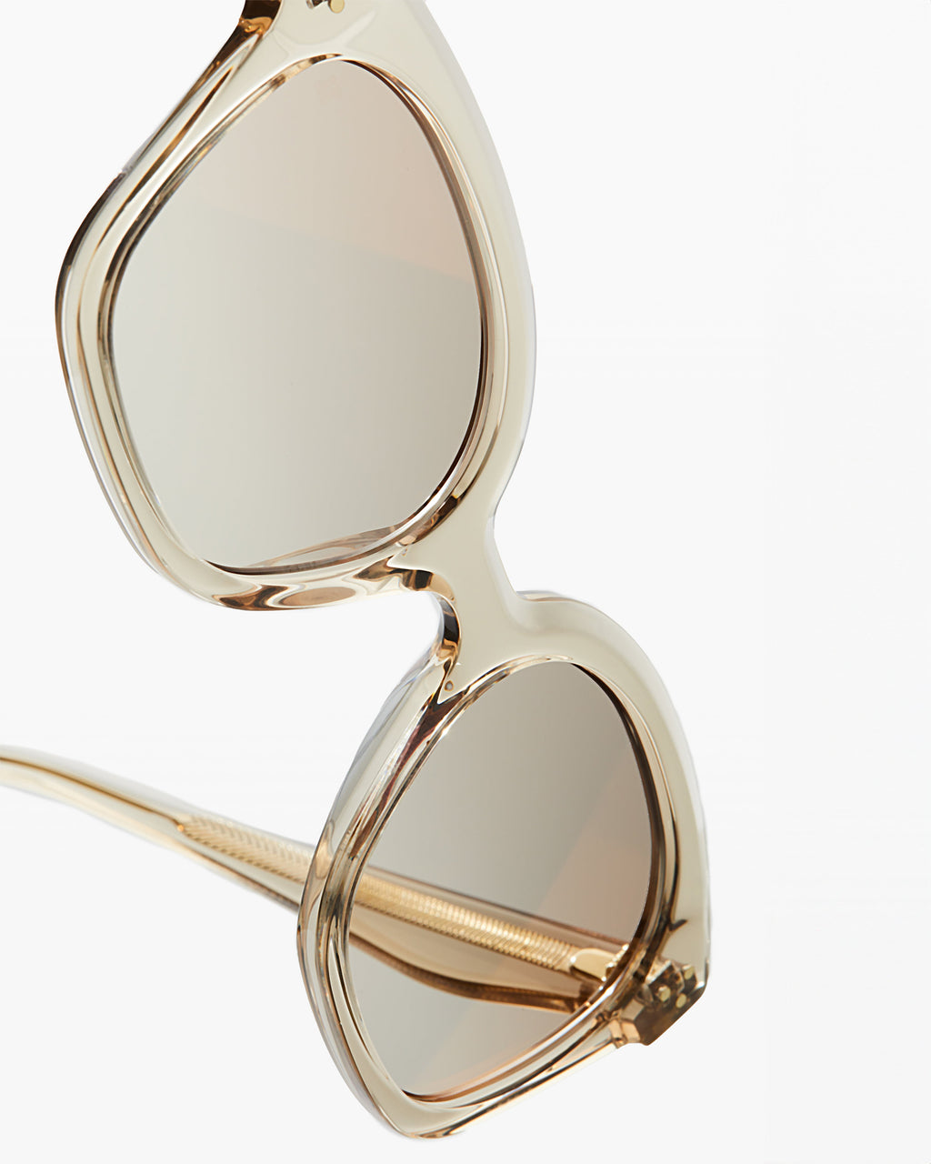 The Positano Schmetterling Damen-Sonnenbrillen in Creme