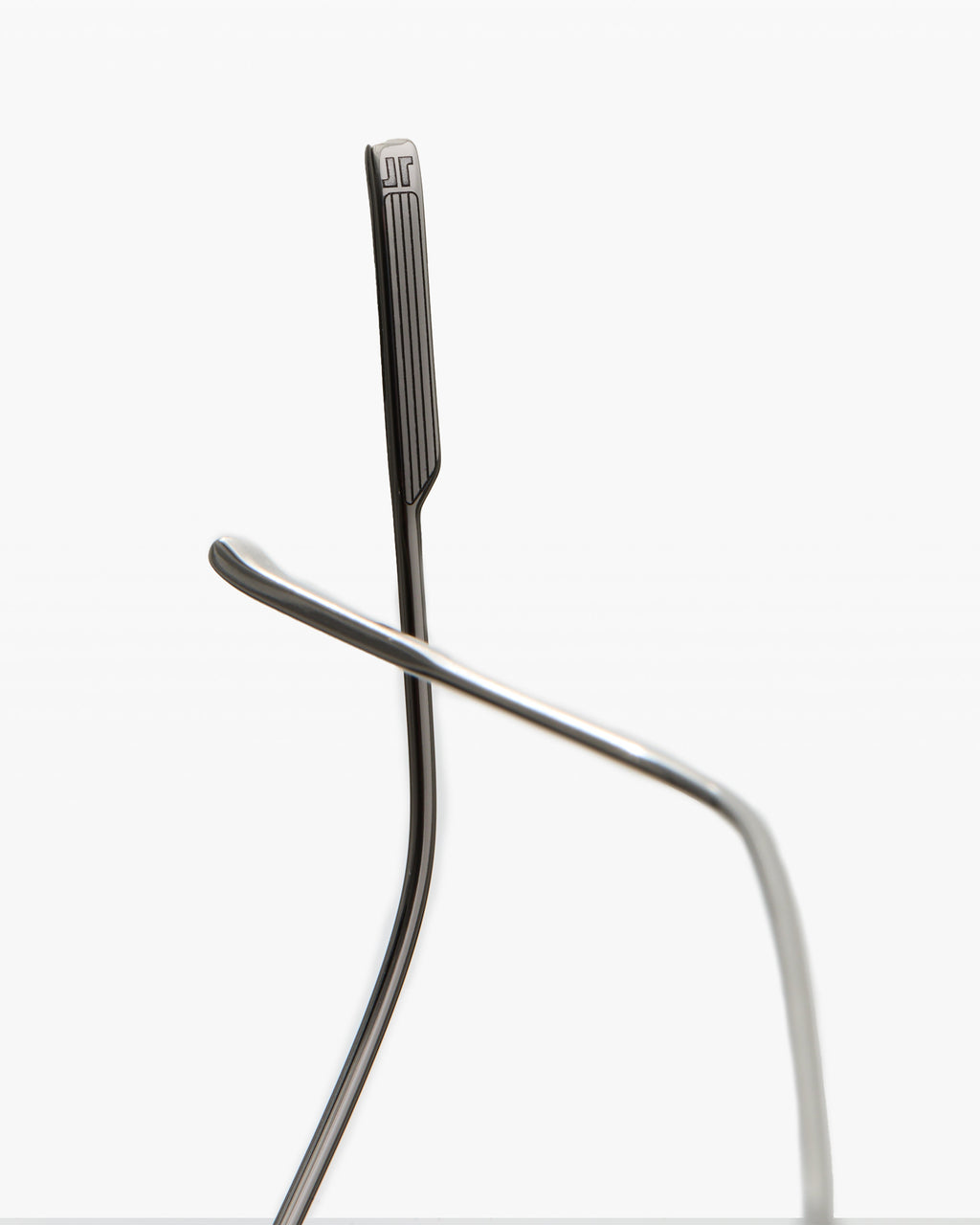 The Paros Rectangular Men's Sunglasses in Silver