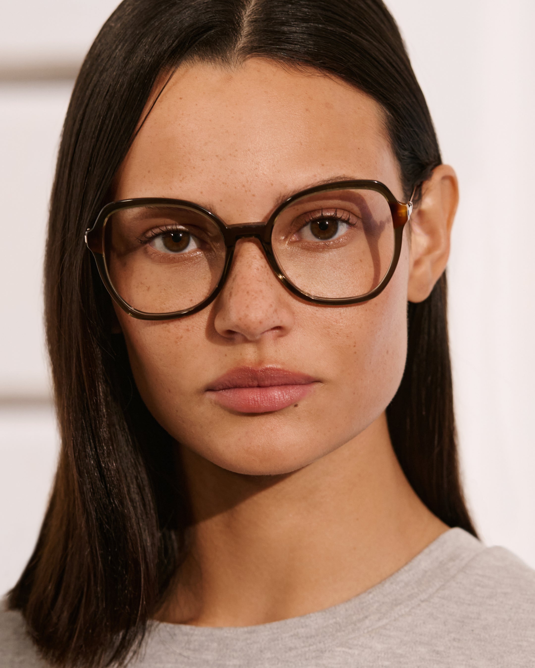 The Ella S Butterfly Women's Eyeglasses in Dark green