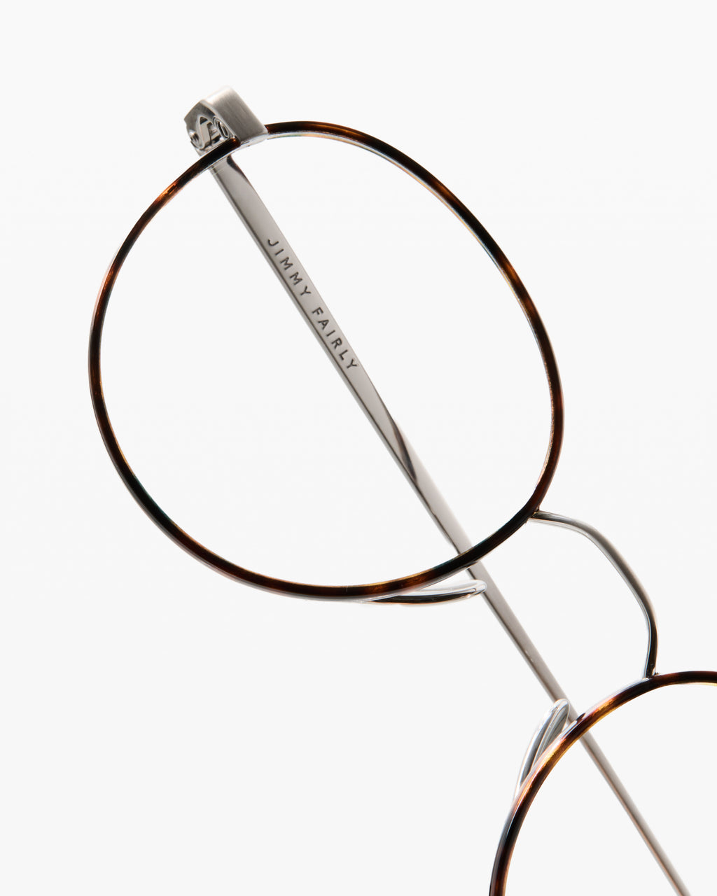 The Nori S Rund Herrenbrillen in Silber