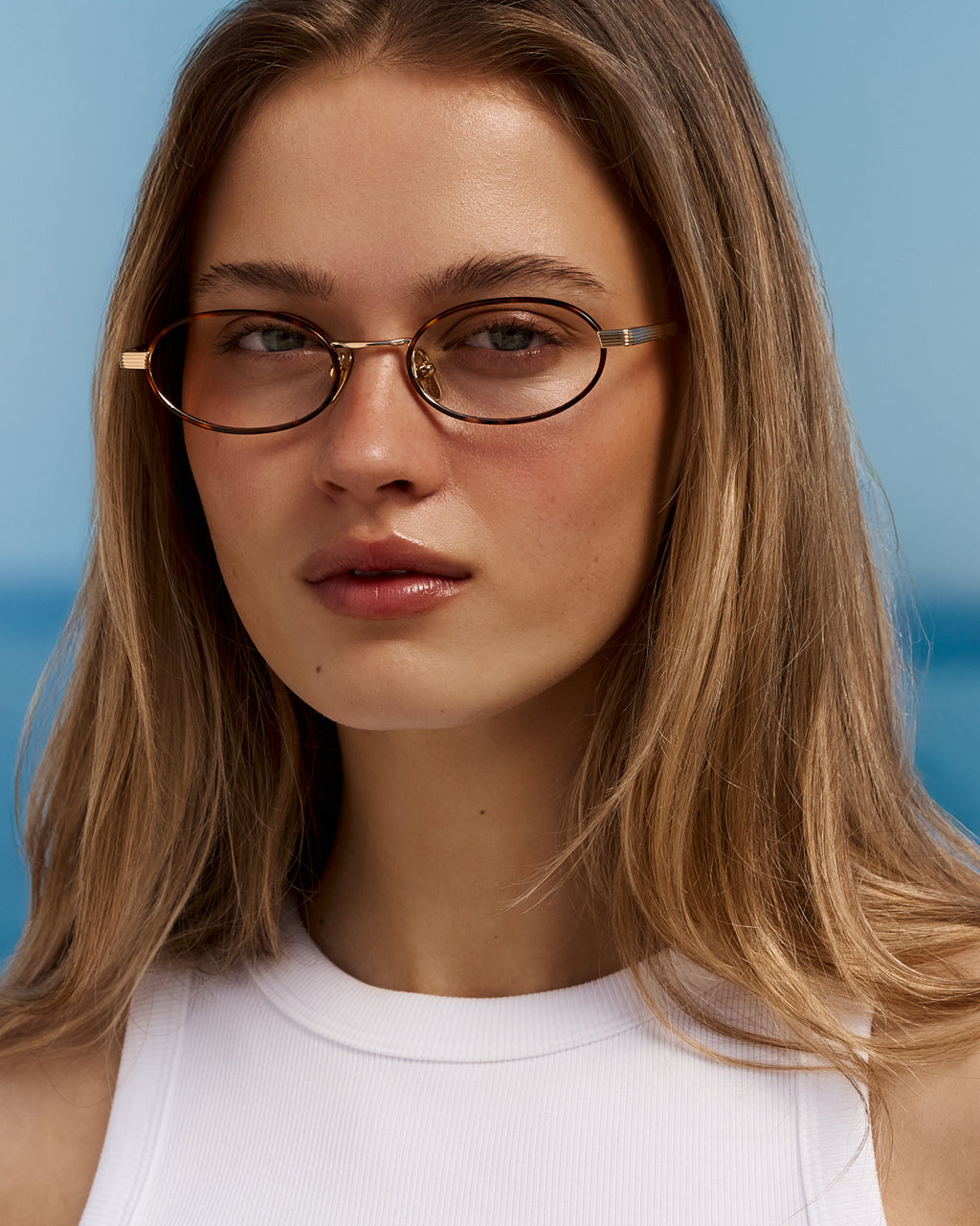 La Sigi Ovale Lunettes de Vue pour femme in Or
