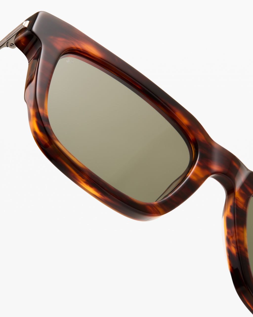 The Andrew Rechteckig Herren-Sonnenbrillen in Braun