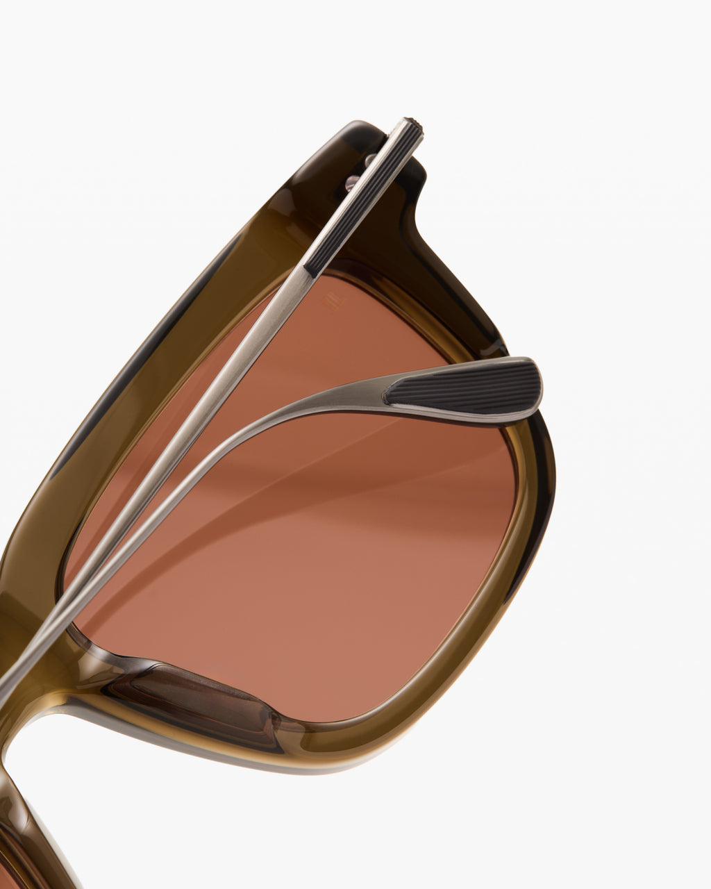 The Andrew Rechteckig Herren-Sonnenbrillen in Grün