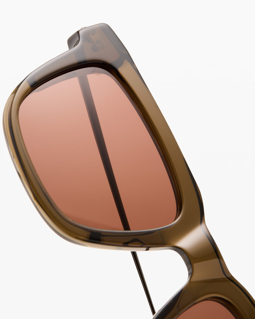 The Andrew Rechteckig Herren-Sonnenbrillen in Grün