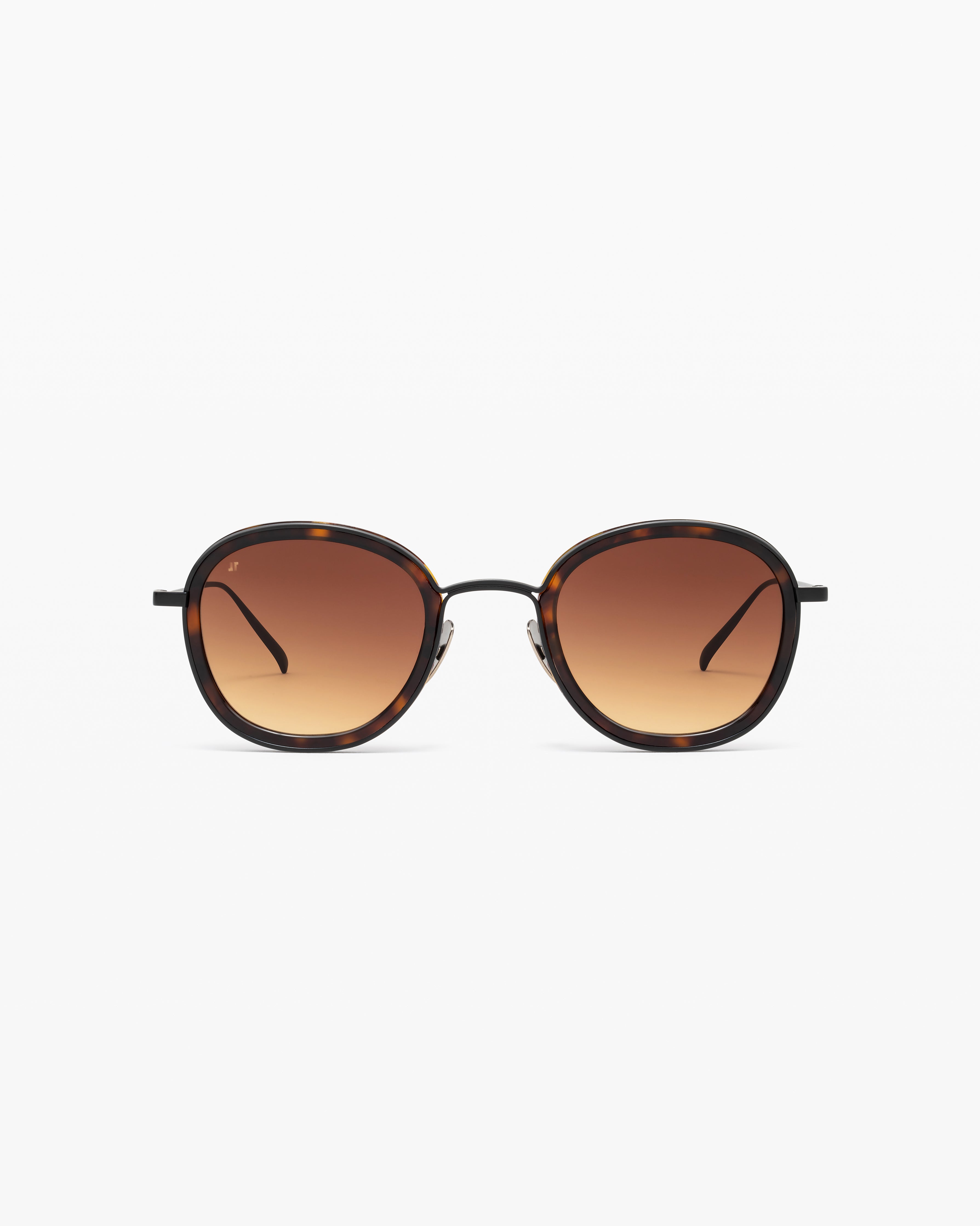The Juno Round Men's Sunglasses in Black