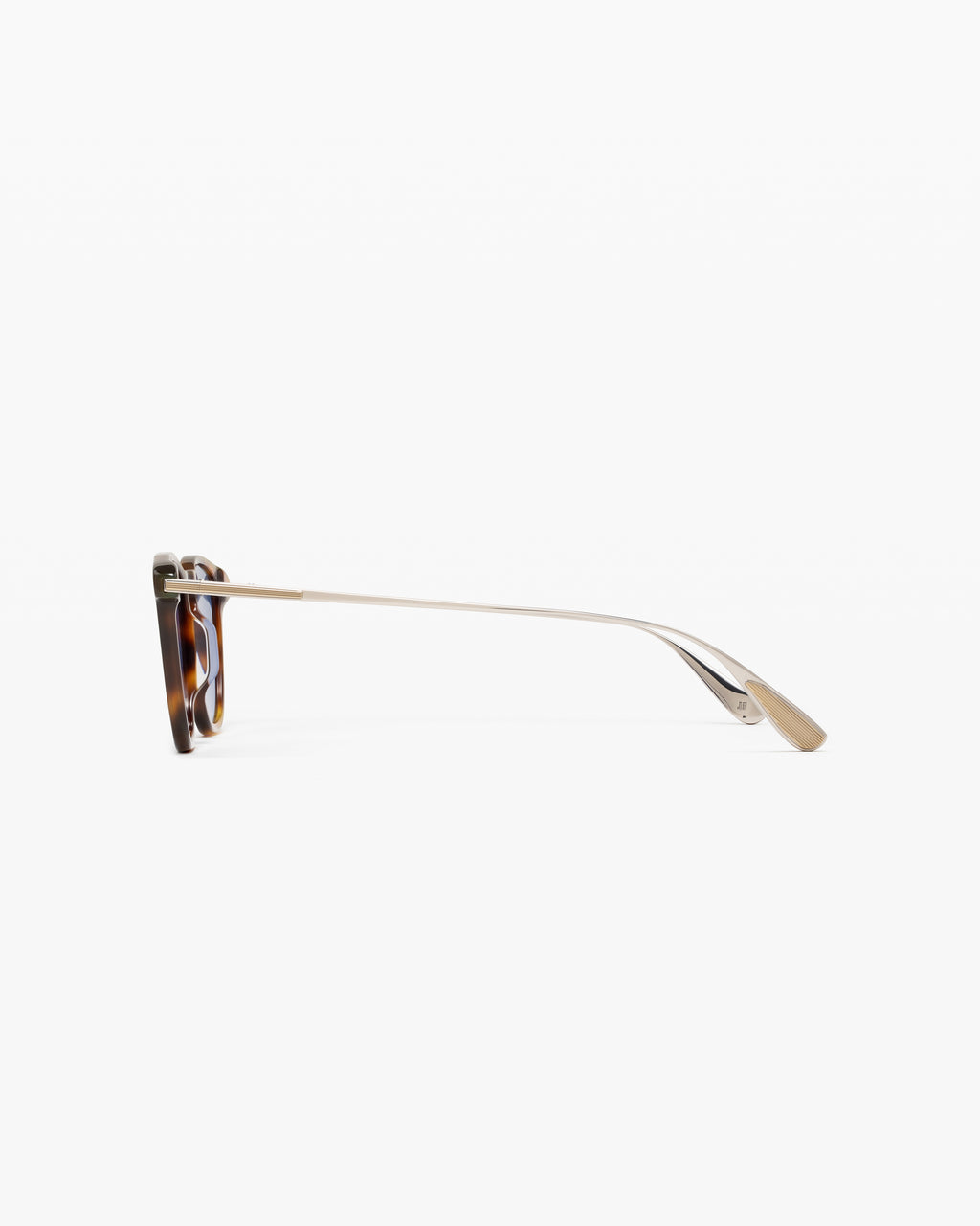 La Ezio Carré Lunettes de Soleil pour homme in Ecaille foncée