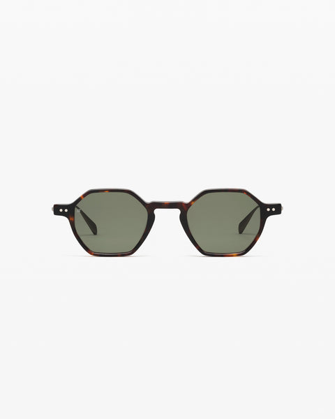 The Aziel Medium Men's Sunglasses in Dark Tortoise | Jimmy Fairly US