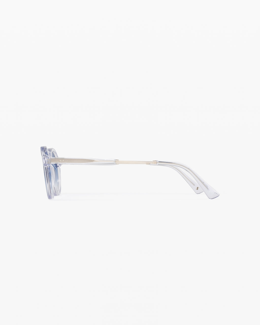 The Flo JF Colors Aviator Men's Sunglasses in Transparent