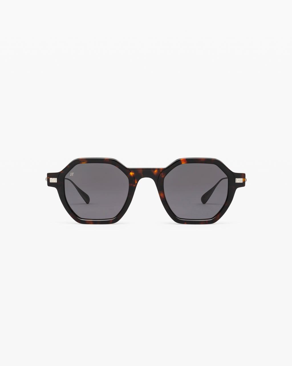 The Telio Hexagonal Men's Sunglasses in Dark Tortoise