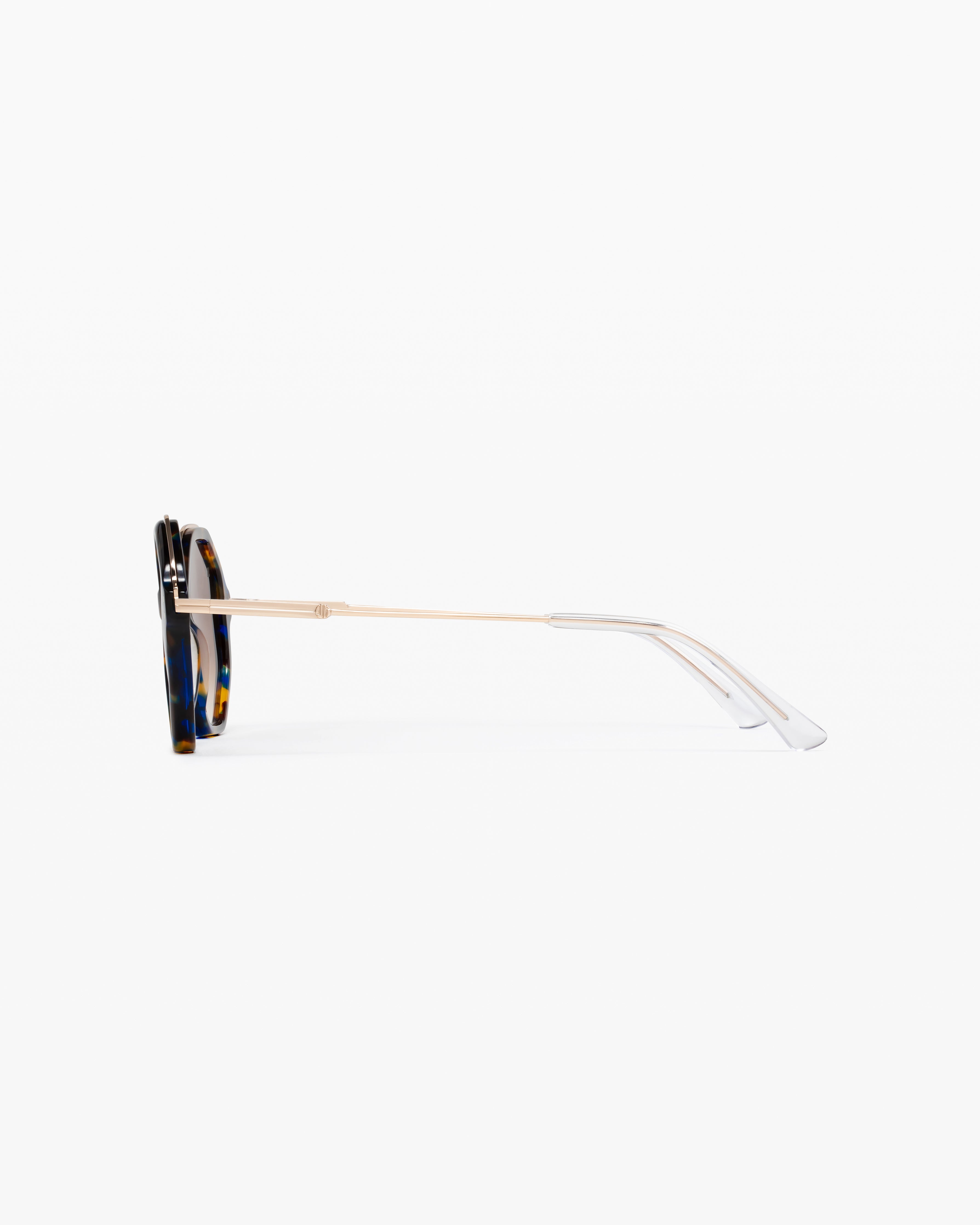 The Capu Hexagonal Women's Sunglasses in Tortoise