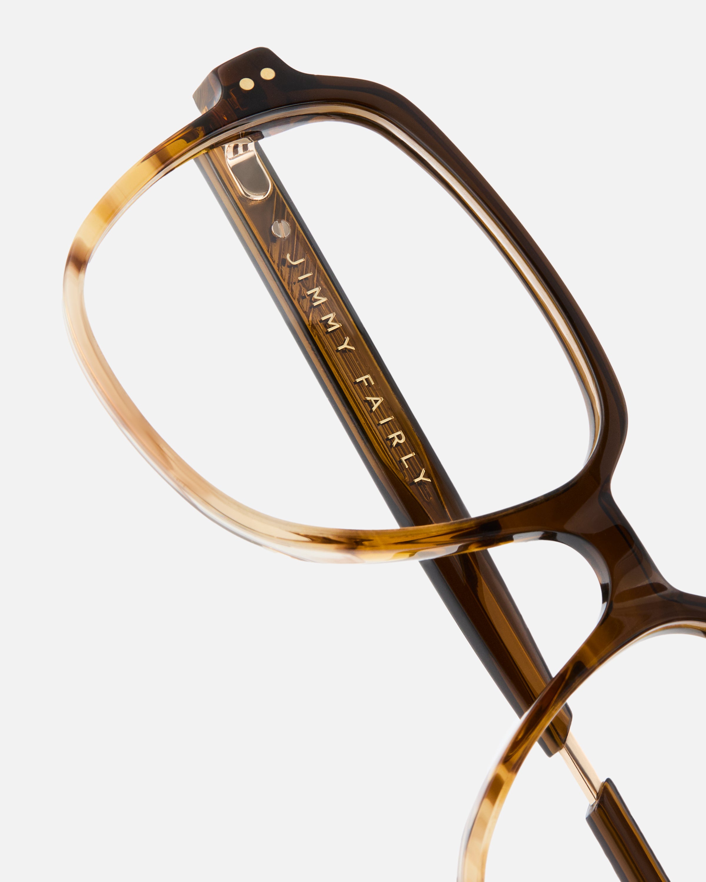 The Greg Medium Men's Eyeglasses in Brown | Jimmy Fairly Inter EN