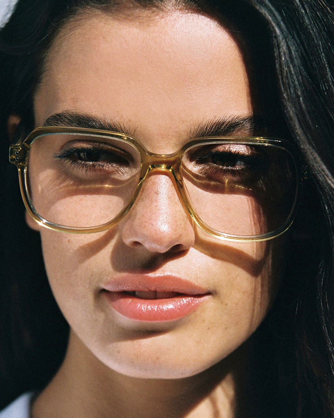 The Greg Medium Men's Eyeglasses in Yellow | Jimmy Fairly EN FR