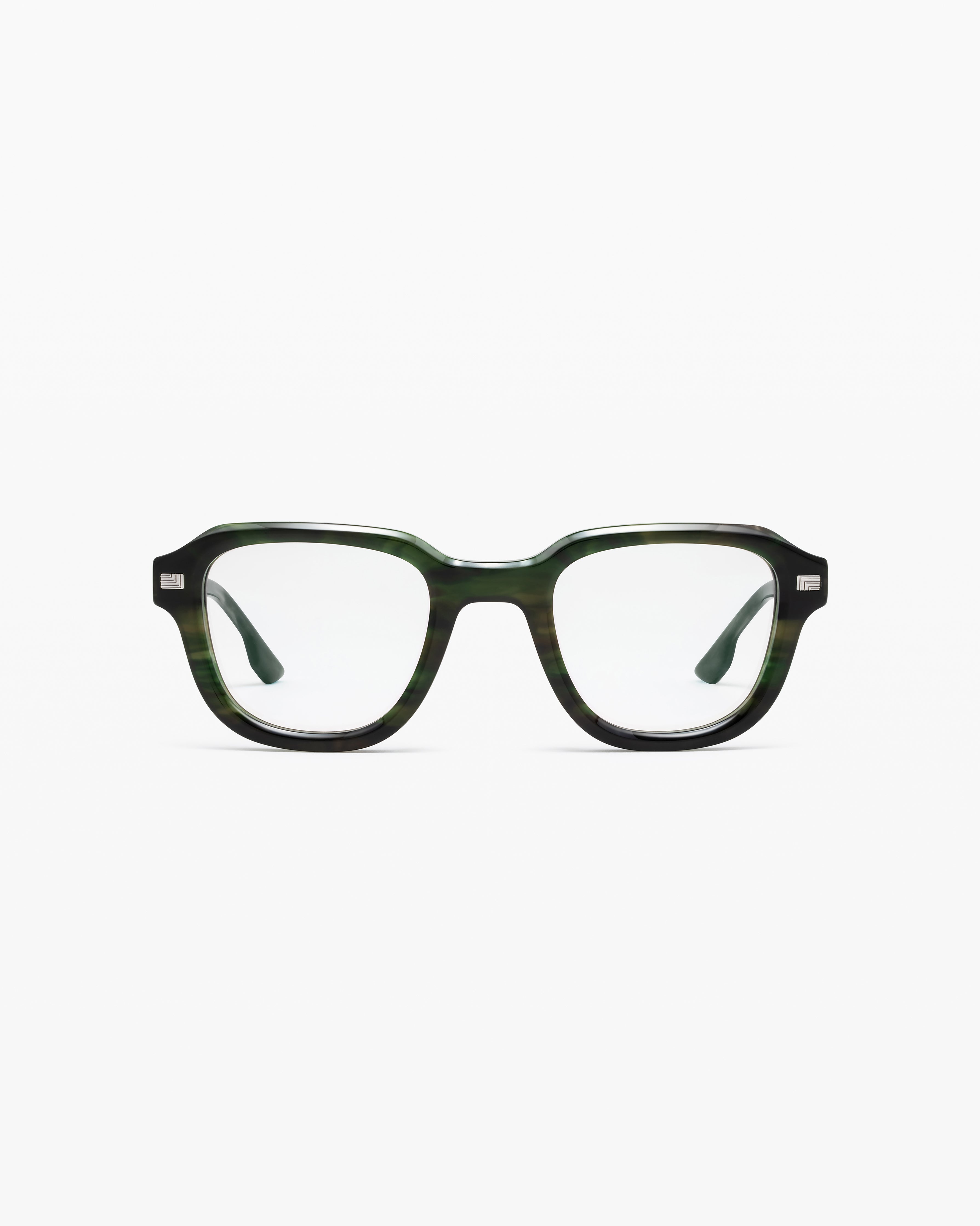 The Soleo Square Men's Eyeglasses in Green