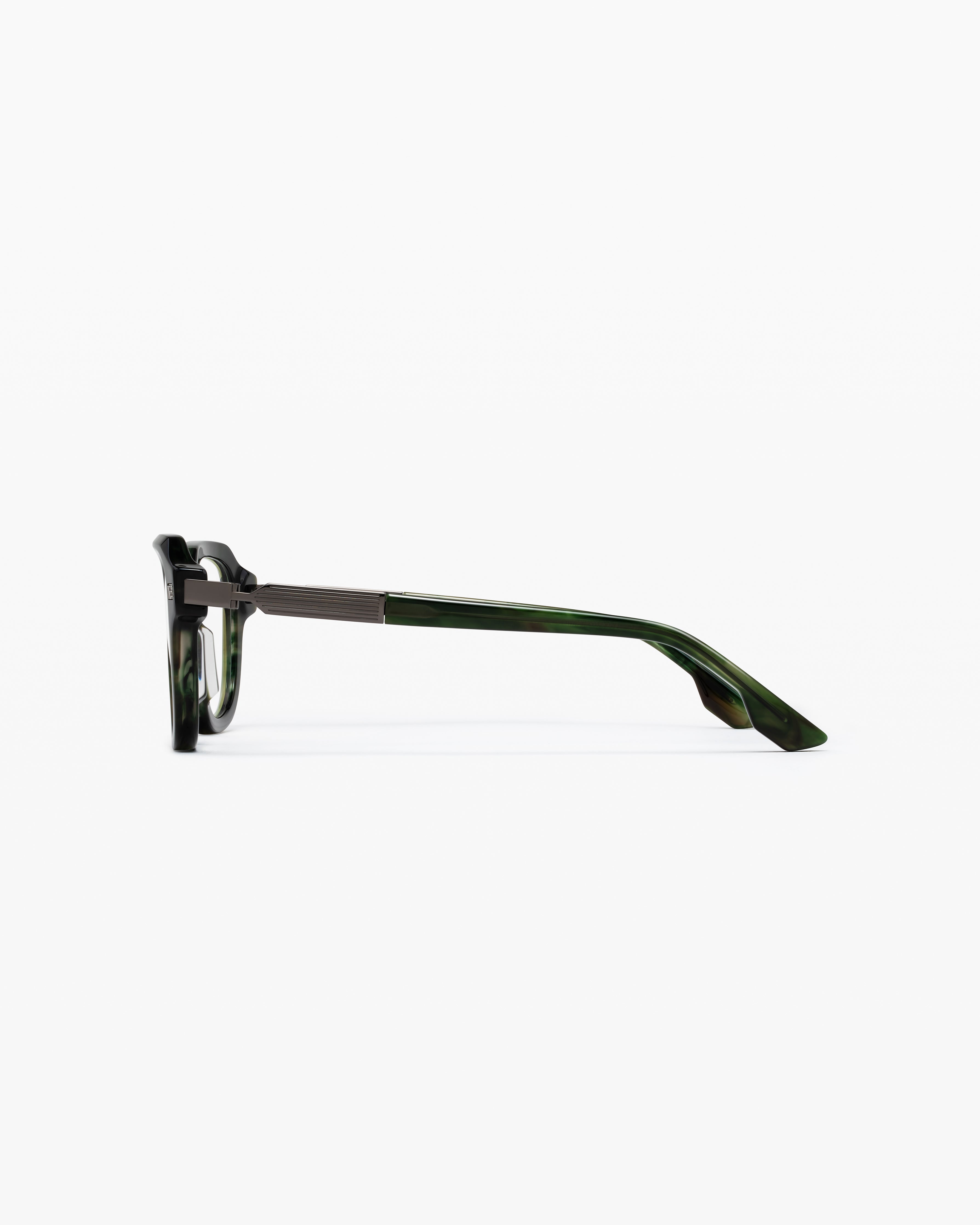 The Soleo Square Men's Eyeglasses in Green