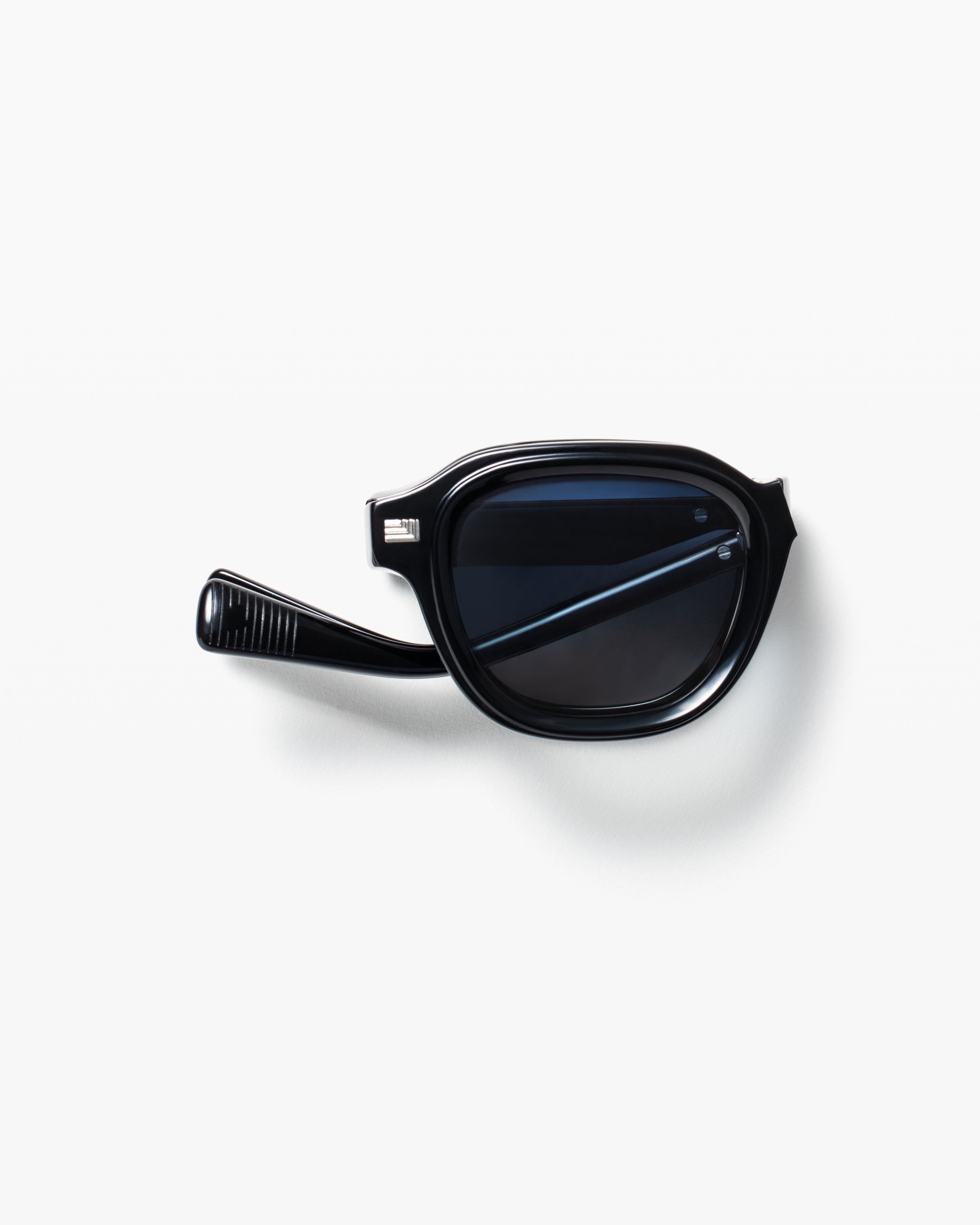 The Nano Napoli Medium Men's Sunglasses in Black | Jimmy Fairly US