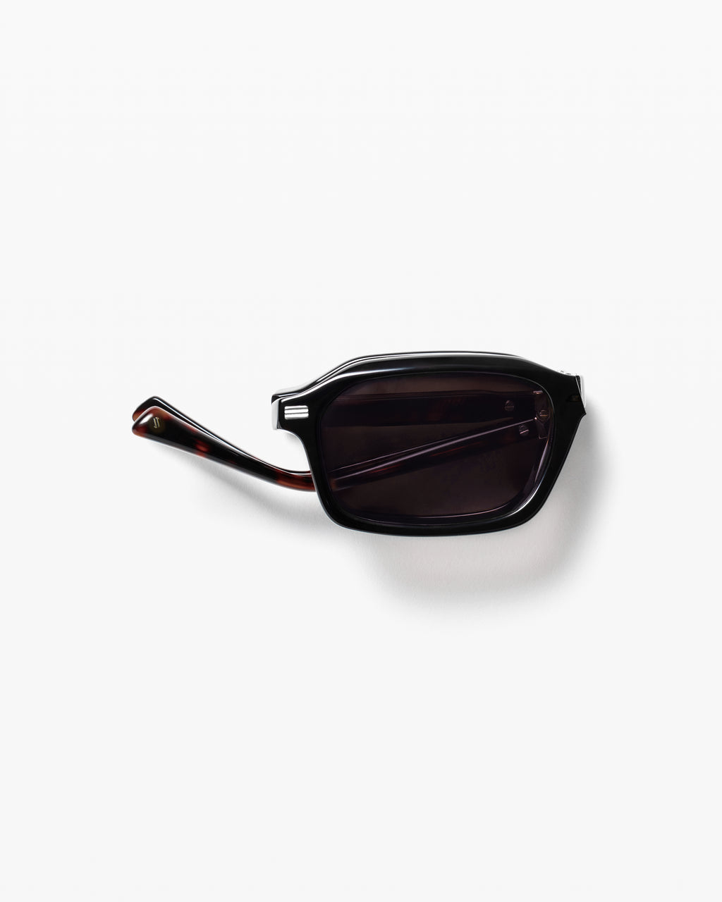 La Idro Nano Rond Lunettes de Soleil pour homme in Noir
