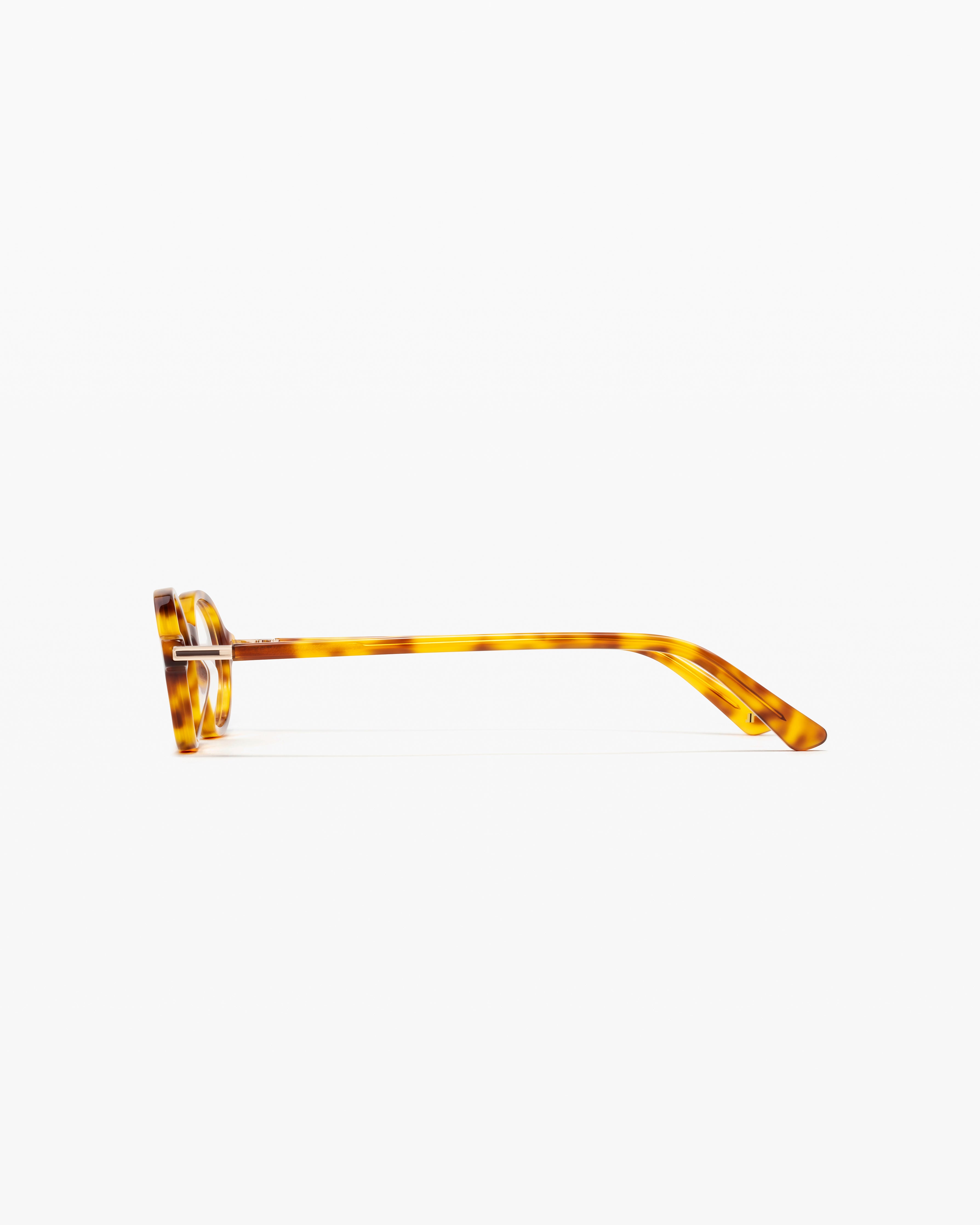 The Tribeca Oval Women's Eyeglasses in Yellow Tortoise
