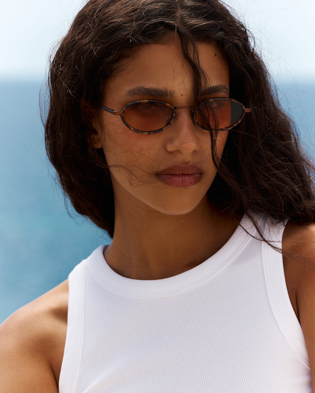The Solara Medium Women's Sunglasses in Yellow Tortoise | Jimmy
