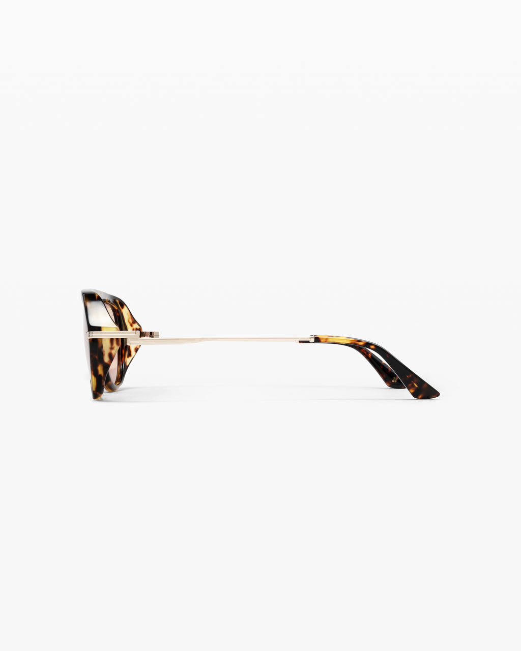 The Uza JF Colors Aviator Women's Sunglasses in Yellow Tortoise