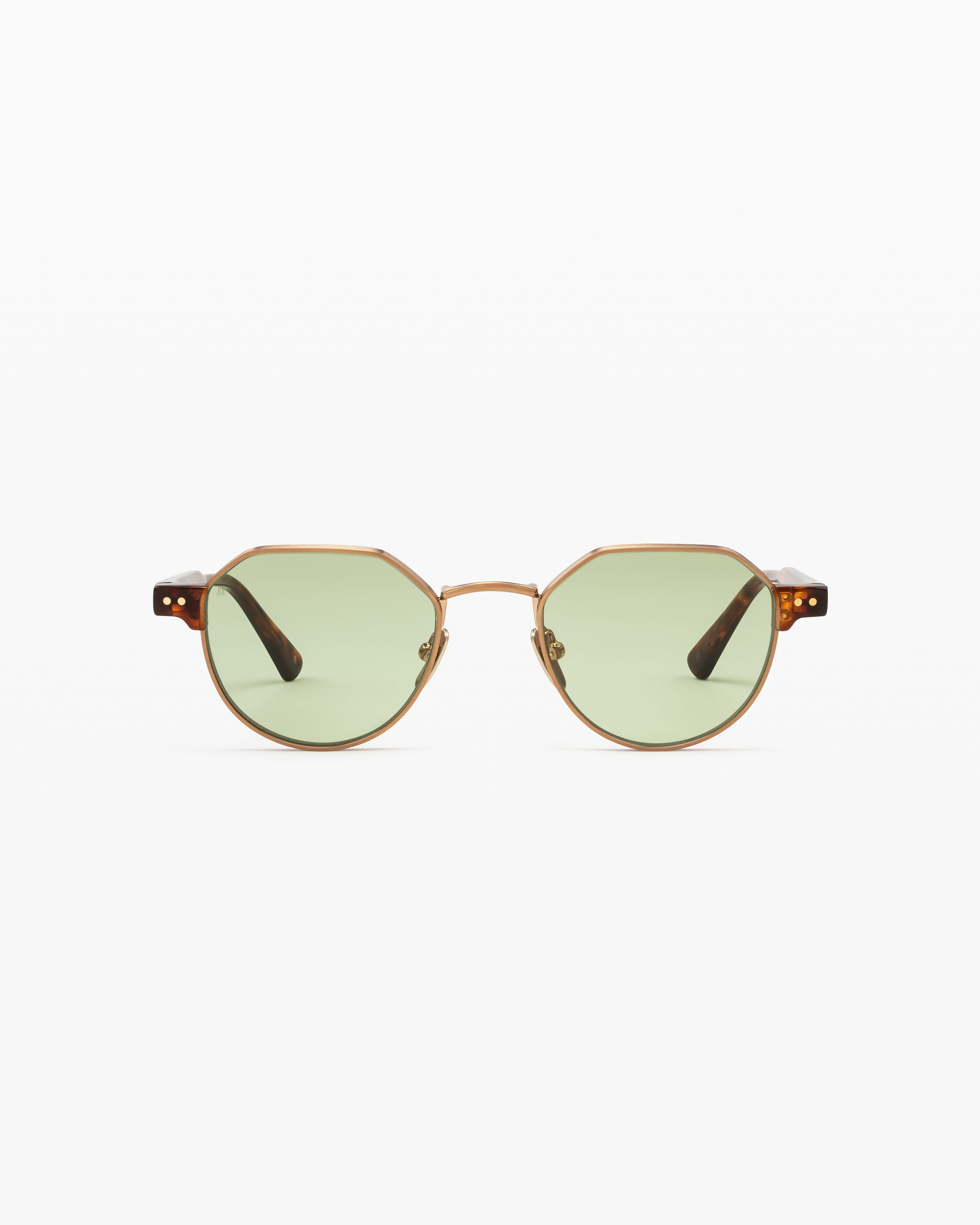 The Yuzu Medium Men's Sunglasses in Gold | Jimmy Fairly US