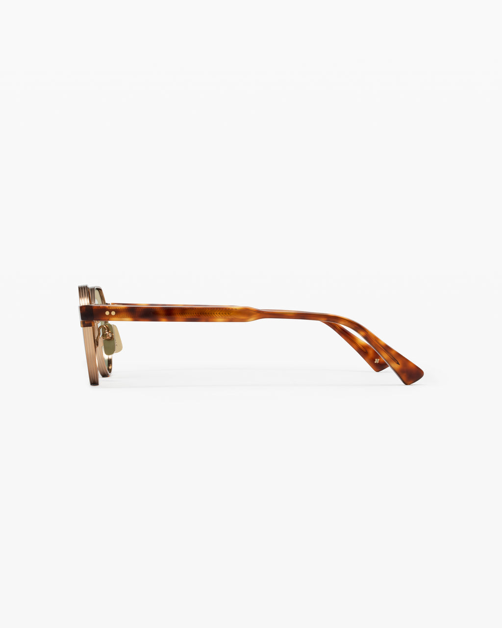 La Hossy Carré Lunettes de Soleil pour homme in Ecaille foncée