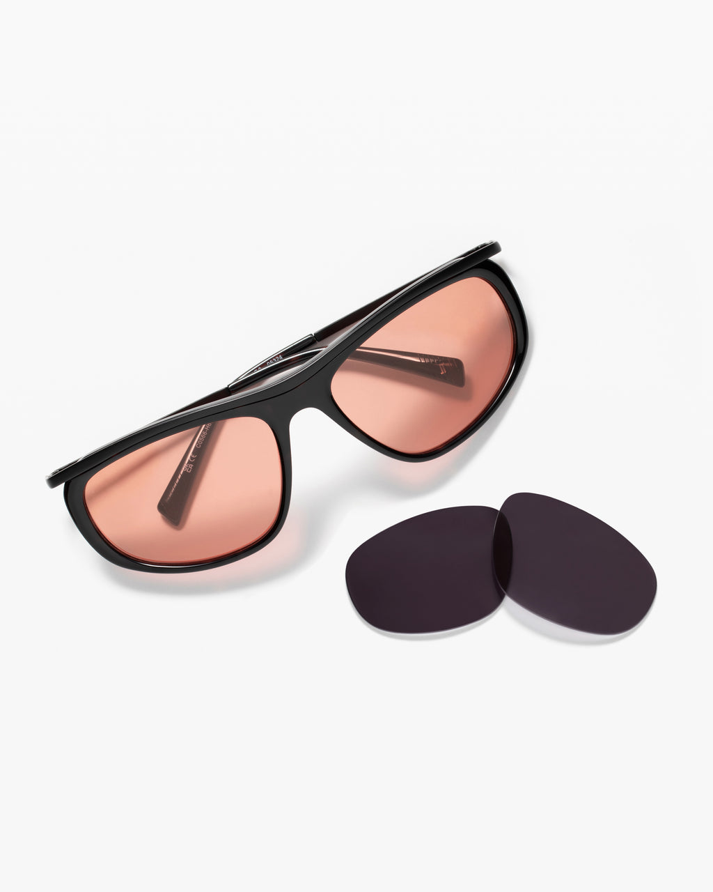 The Clark JF Colors Rectangular Men's Sunglasses in Dark Tortoise