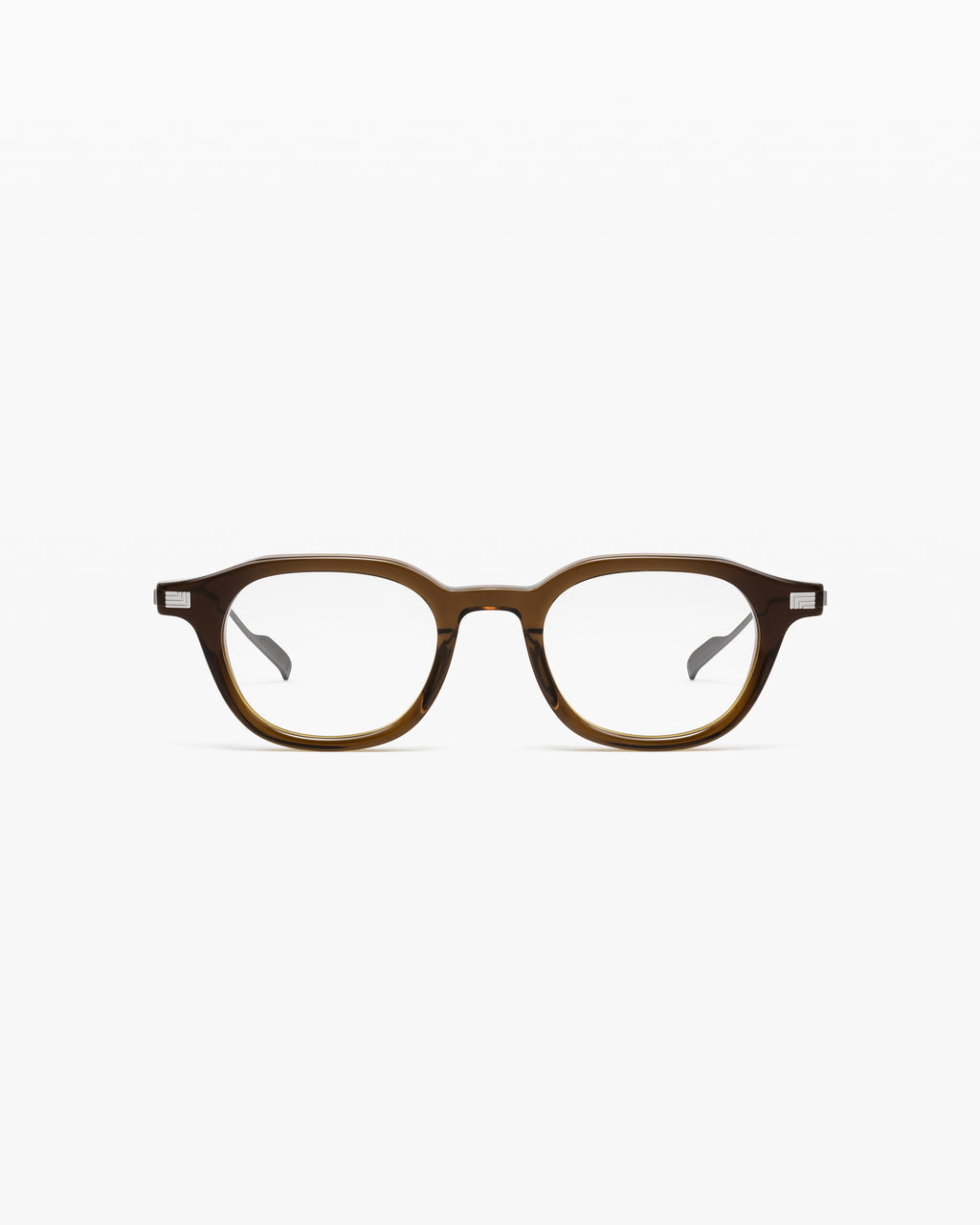 The Borie Round Men's Eyeglasses in Brown