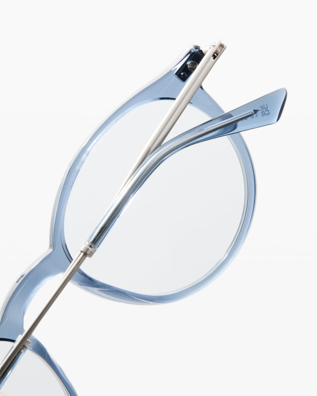 The Taylor Round Men's Eyeglasses in Blue