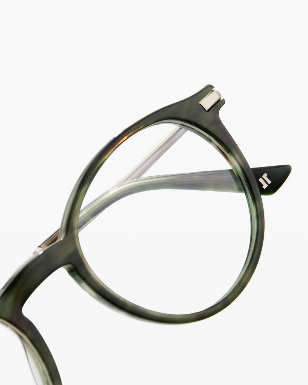 The Taylor Rund Herrenbrillen in Grün