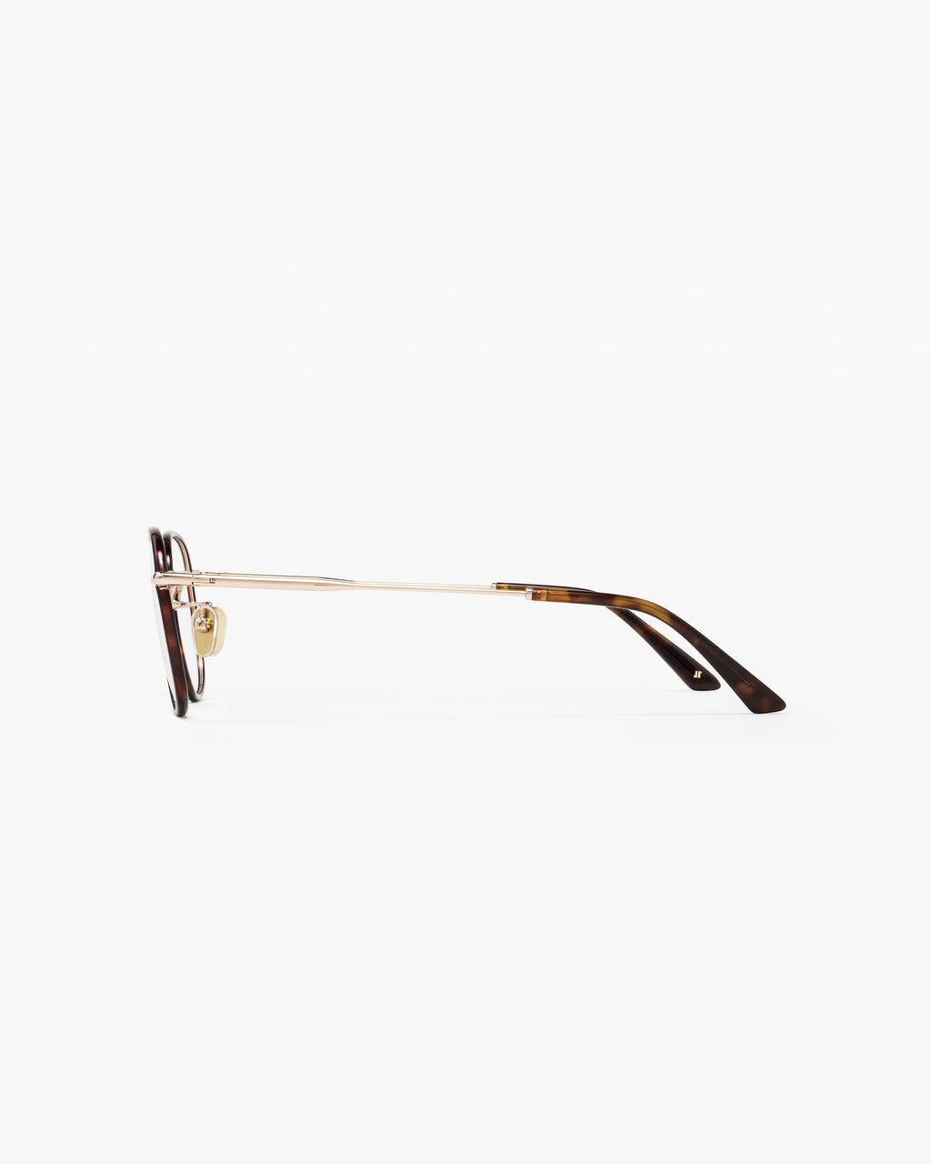 The Saddle L Round Men's Eyeglasses in Tortoise