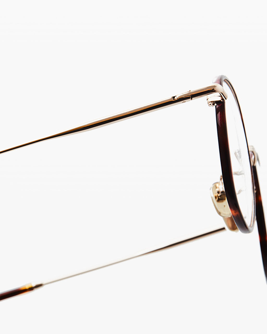 The Saddle L Round Men's Eyeglasses in Tortoise