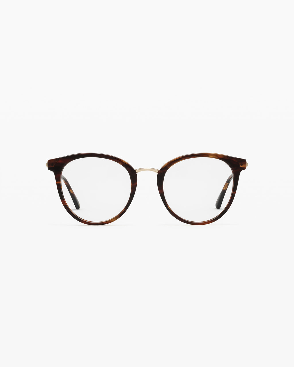 The Peach Round Women's Eyeglasses in Dark Tortoise