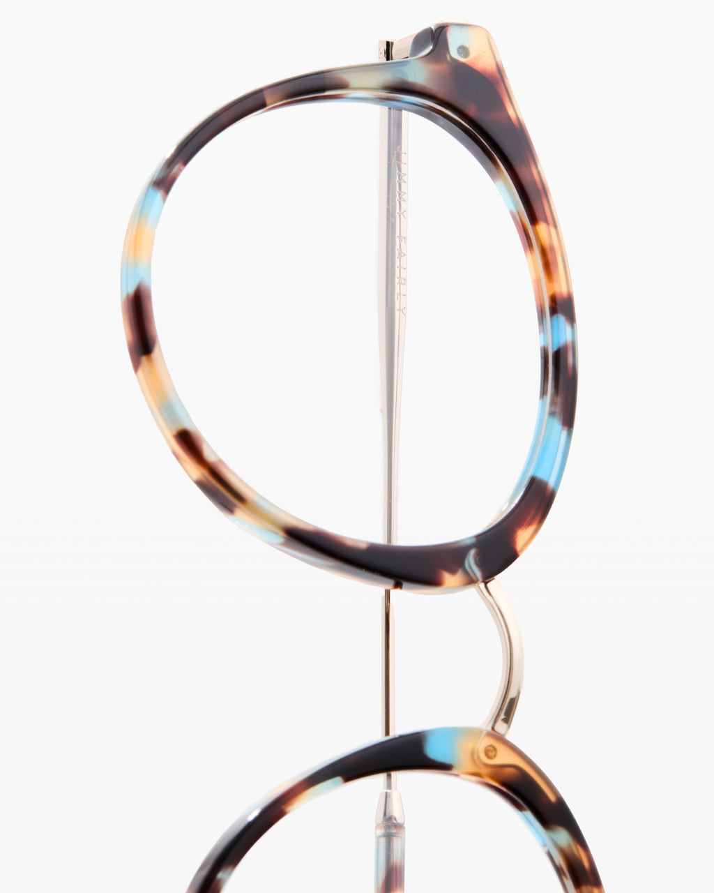 La Peach L Rond Lunettes de Vue pour femme in Ecaille bleue