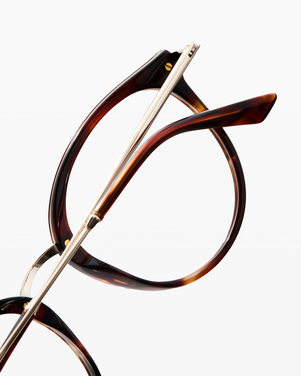 The Peach Round Women's Eyeglasses in Dark Tortoise