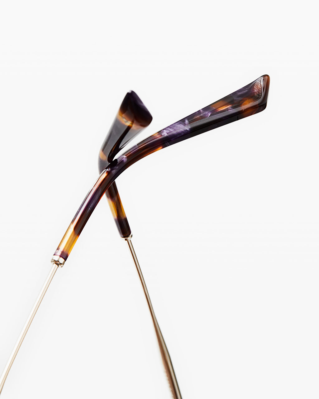 The Angie Rund Damen-Sonnenbrillen in Lila