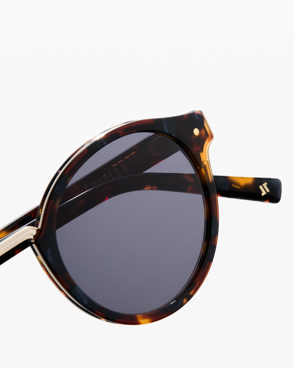 The E-027 Round Women's Sunglasses in Dark blue