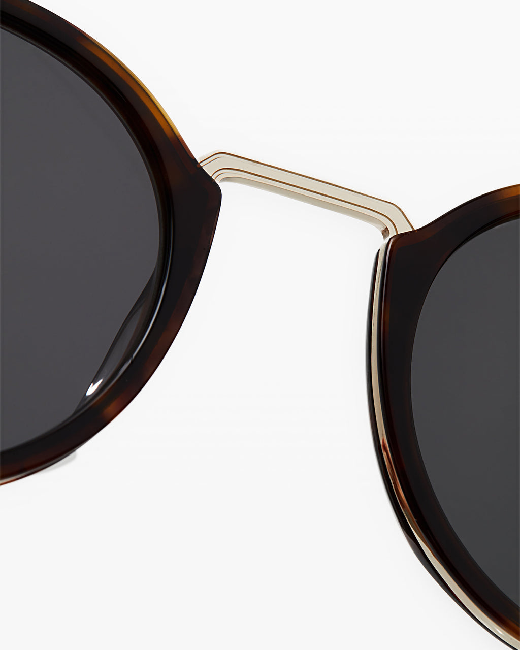 The Real Rund Herren-Sonnenbrillen in Tortoise